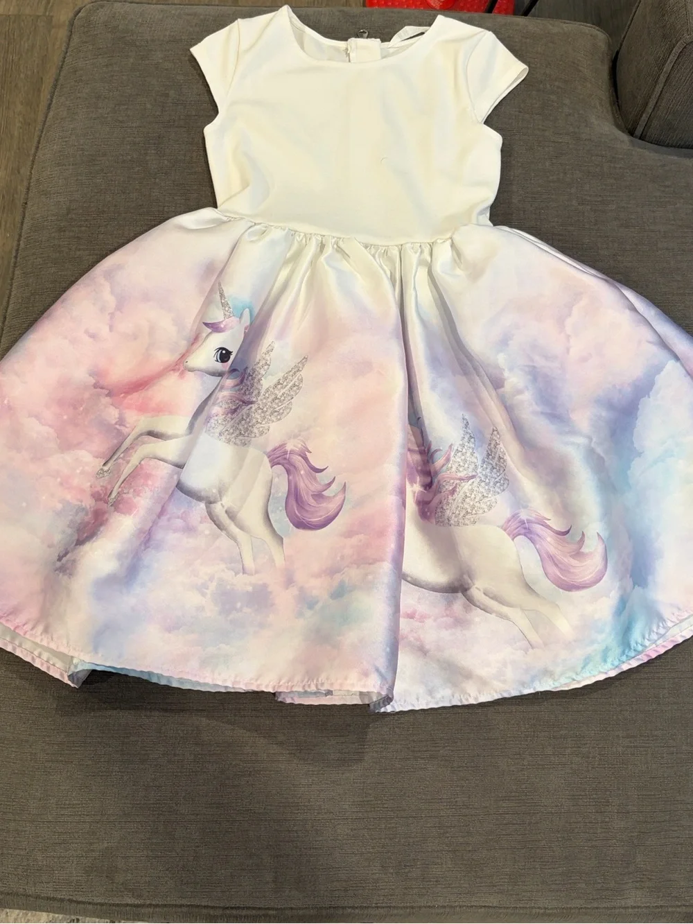 H&M Girls Unicorn Dress - Size 6-8Y - LIKE NEW!!  kids dresses skirt skirts girl